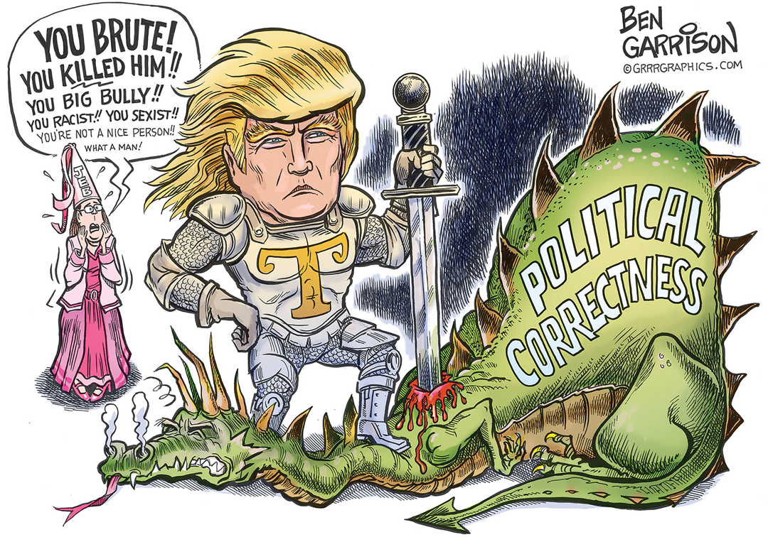 Trump Dragon Slayer panel 1